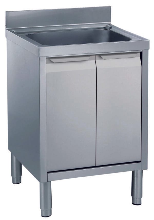 Skab - vask og 2 låger, Electrolux (V430)